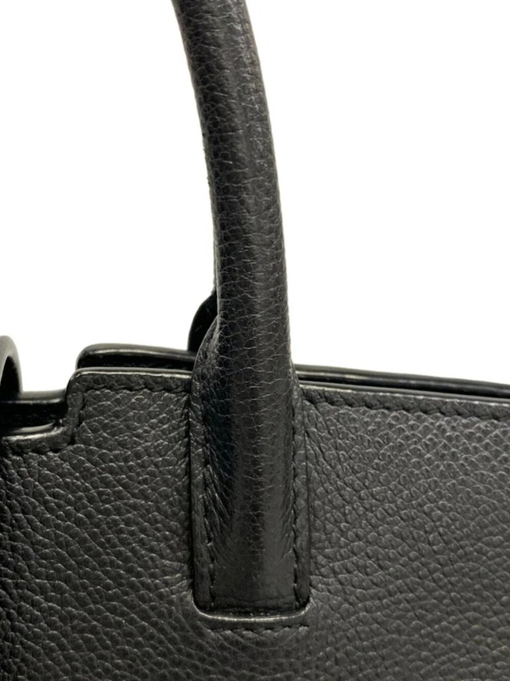SAINT LAURENT PARIS Baby Tote Downtown 635346 Black Leather Handbag - Picture 9 of 15